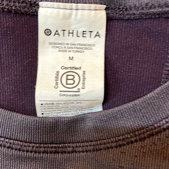 Athleta Women’s Long-Sleeve Performance Tees - Set/3 - Blue, Charcoal, Gray - Picture 8 of 13